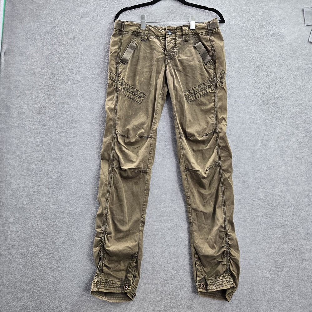 Free People Women‎ Pants 2 Olive Button Fly 29" Inseam Outdoor Utilty